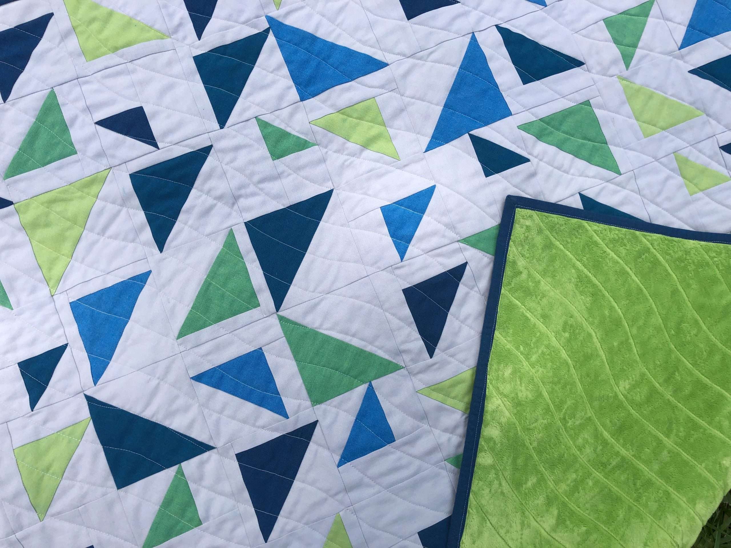 Baby Size Triangular Quilt