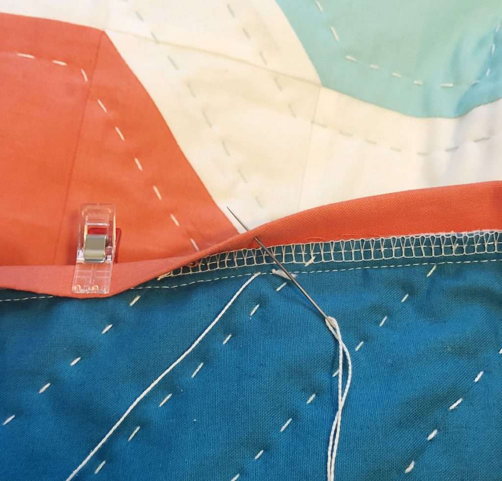 Big Stitch Quilt Binding How to Guide