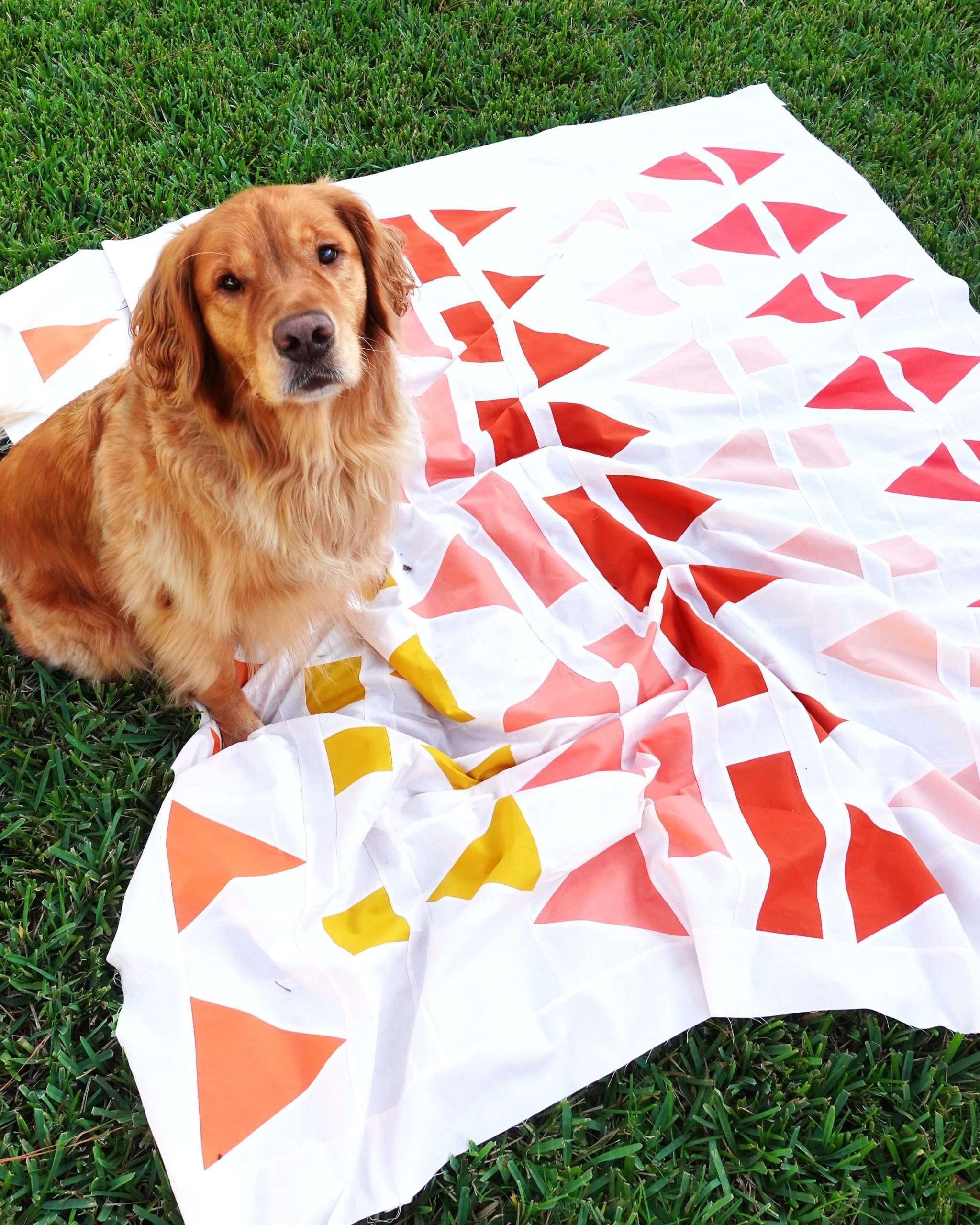 Bonanza: A Modern Triangle Quilt Pattern