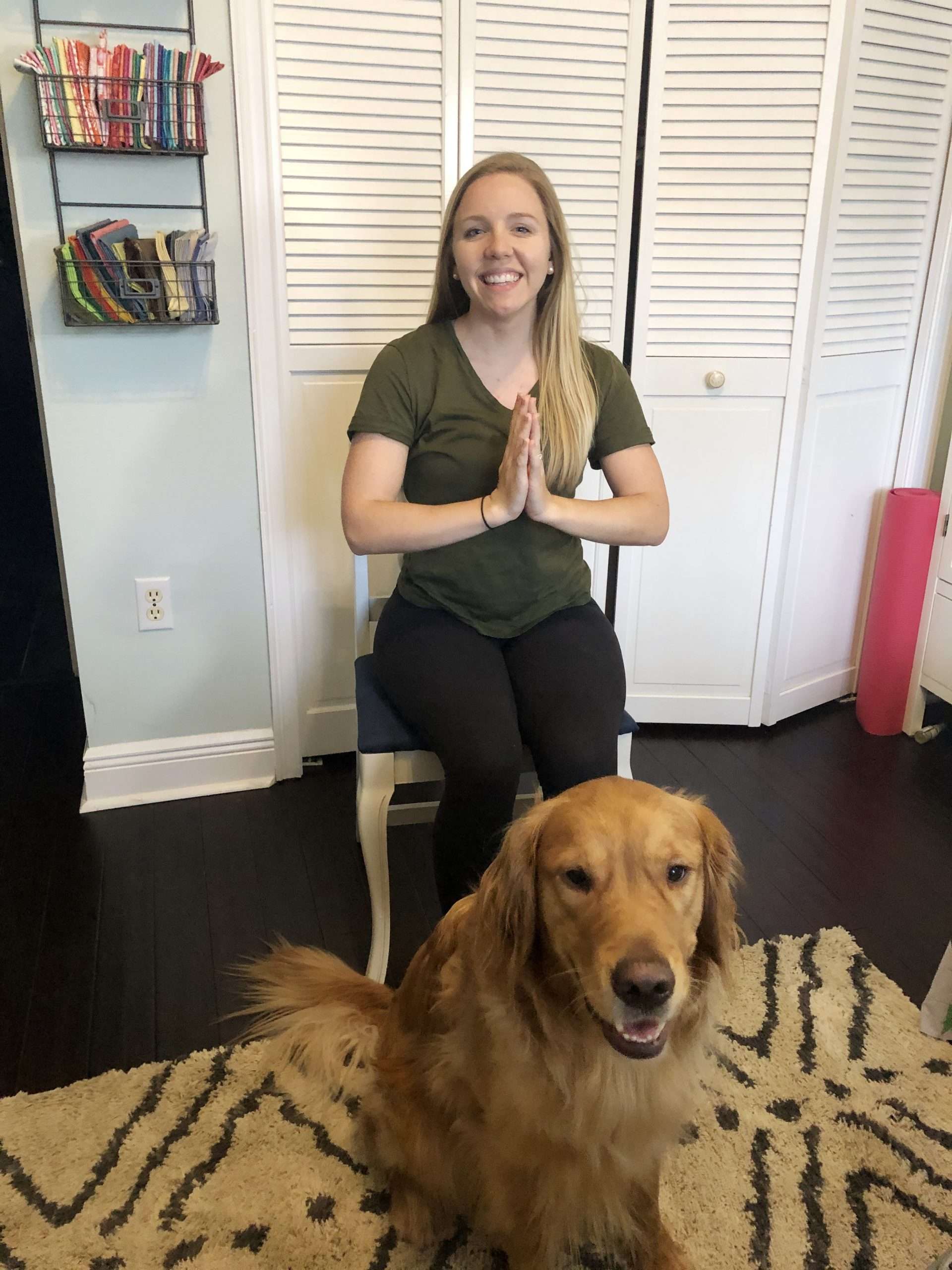 Chair Yoga Poses for Quilters