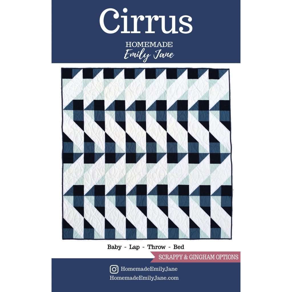 Cirrus Quilt Pattern Paper cover
