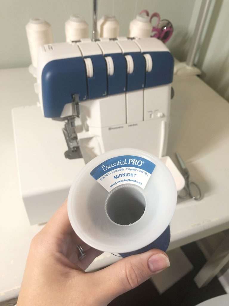 Serger thread, Essential Pro thread, connecting threads, polyester thread cone