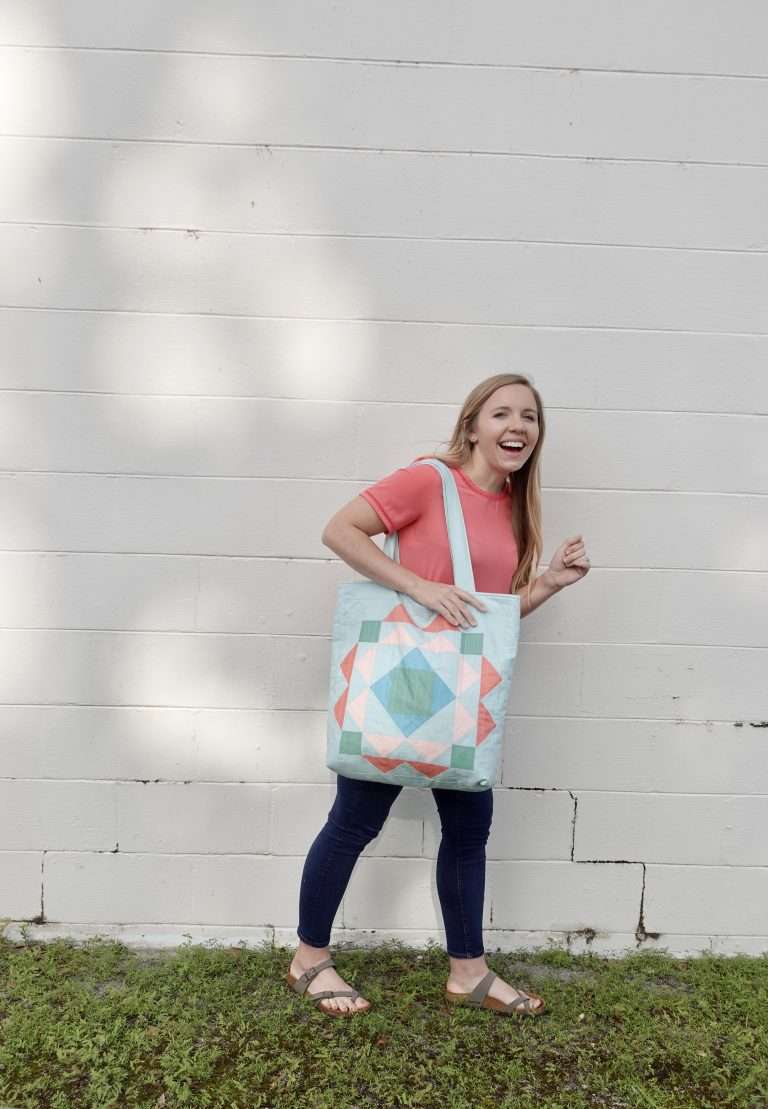 Paradigm Quilted Tote Bag Tutorial (Free Sewing Tutorial)