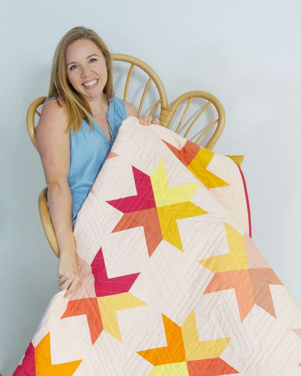 Beaming Quilt Pattern: A Modern Star Quilt