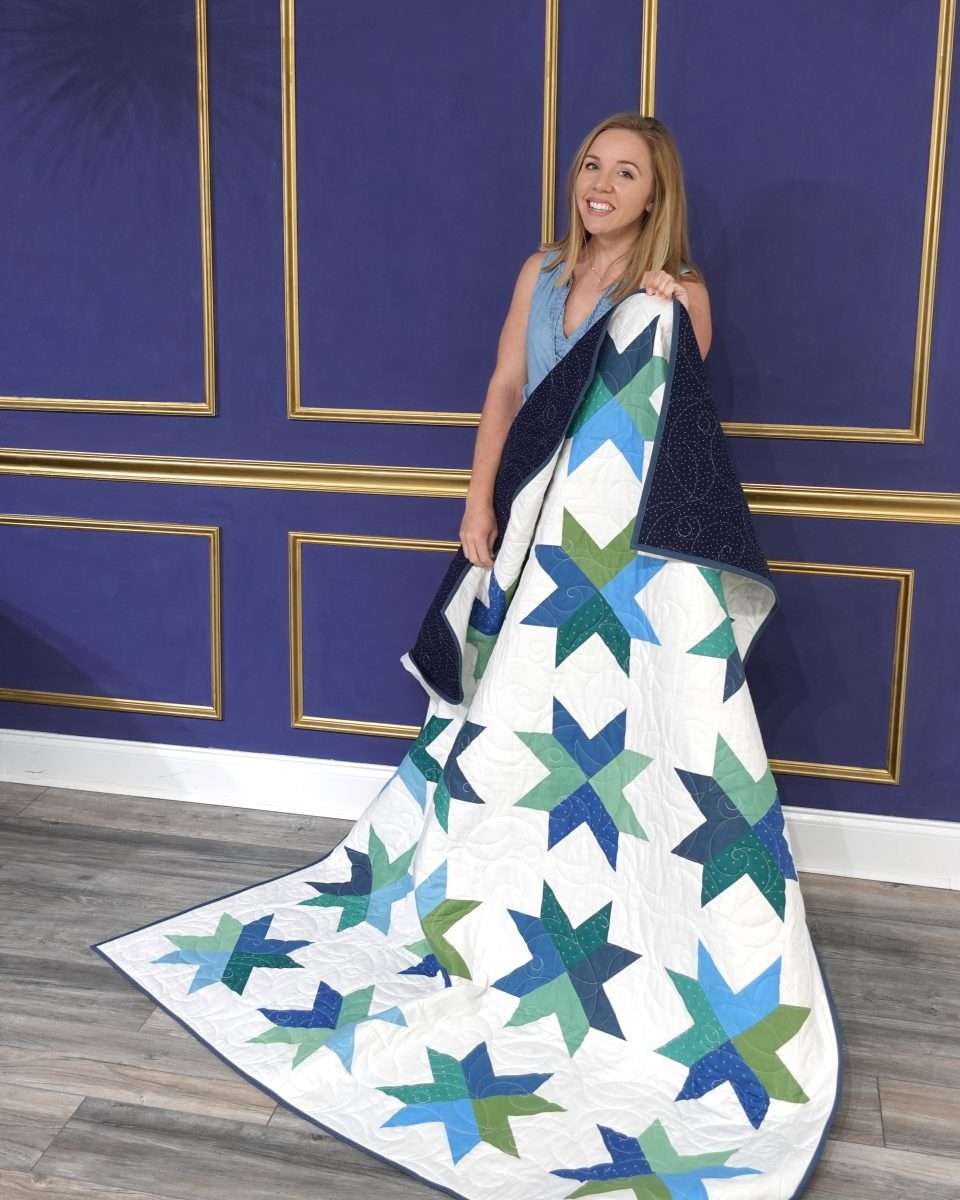 Beaming Sew Along: Make A Modern Star Quilt with me!