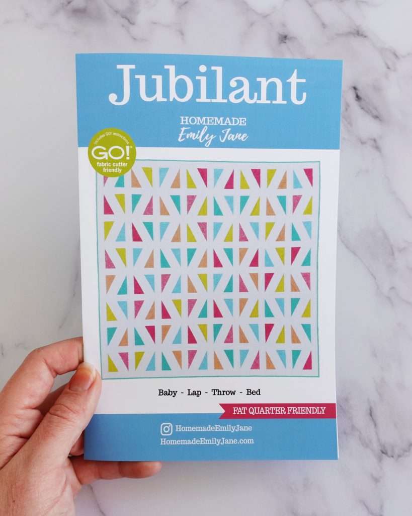 Jubilant paper quilt pattern booklet