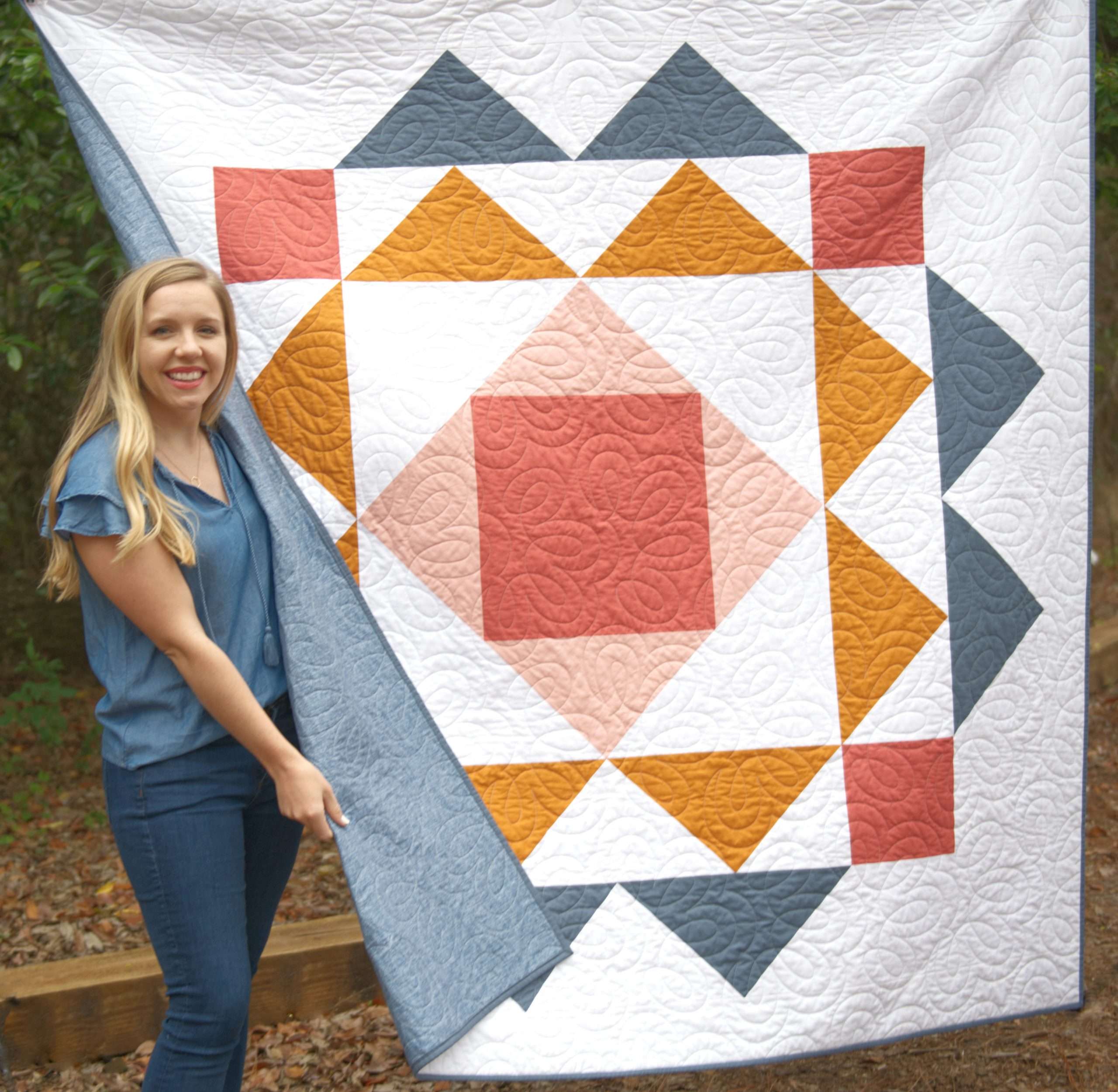 Paradigm: a Big Block Quilt Pattern for Beginners