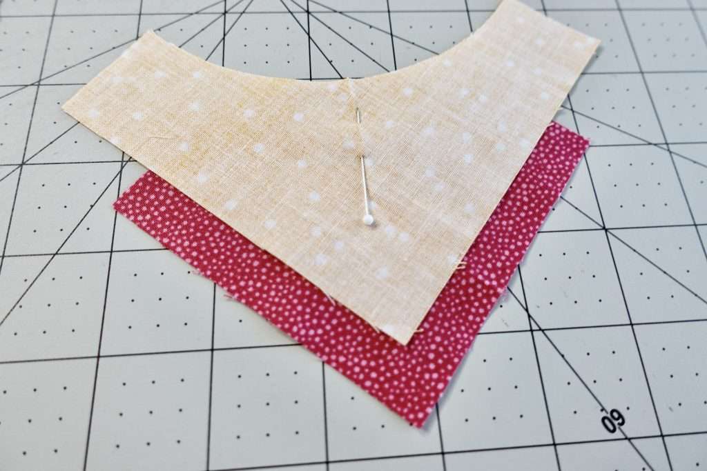 how to pin curved pieces of fabric together; learn how to sew a curve