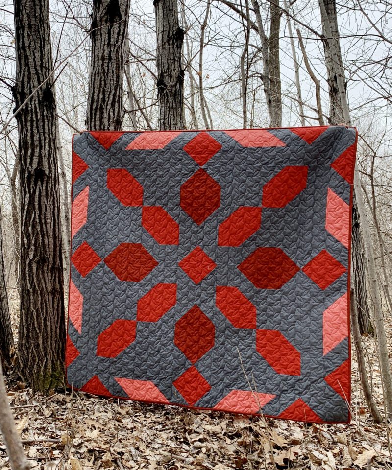 Rosie Girl Quilting Red Lap Size Quilt