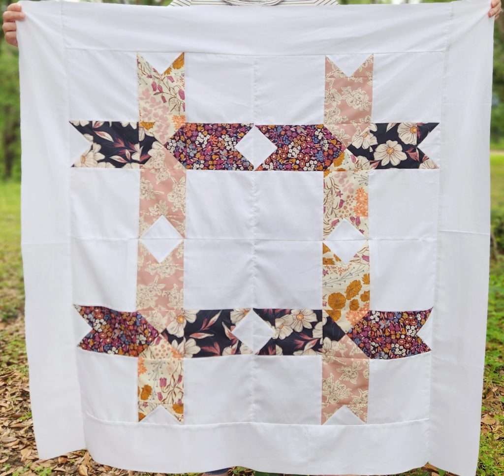 stunning floral baby quilt limelight