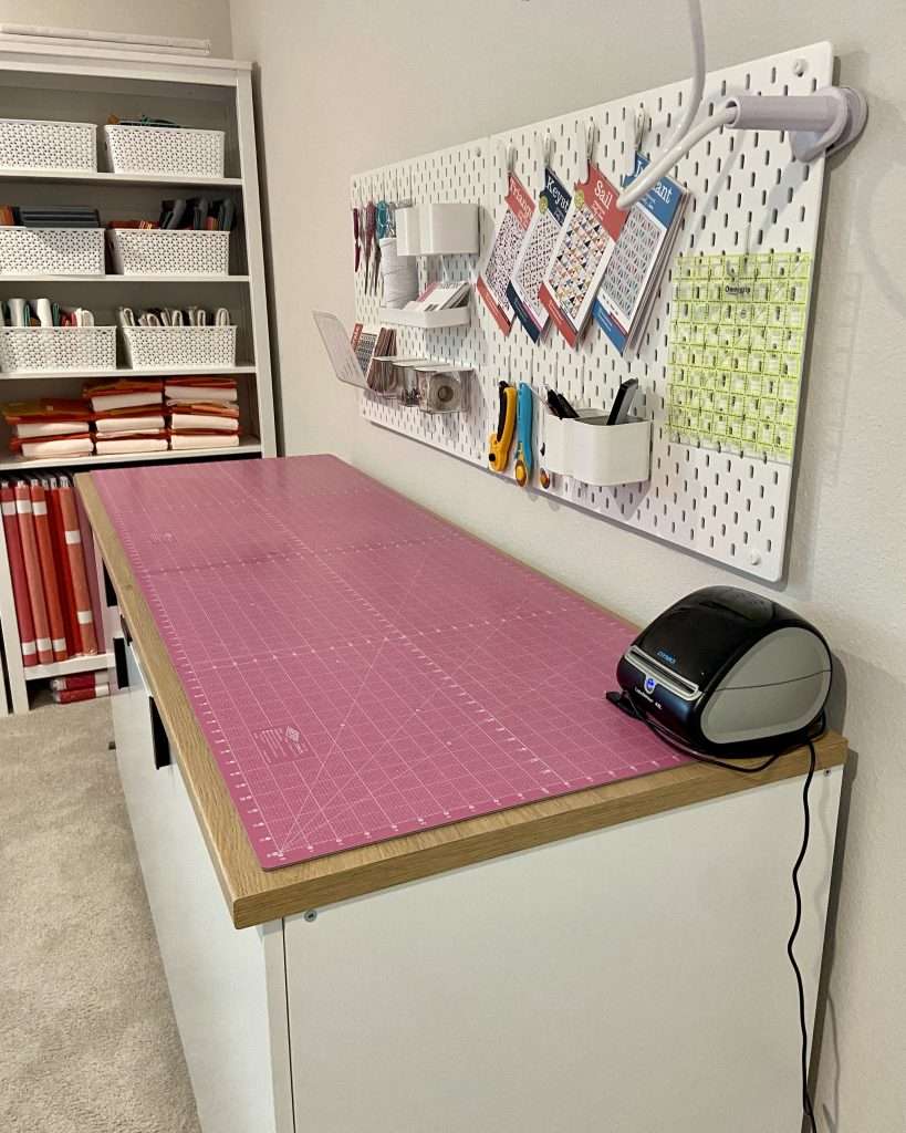 sewing room workstation idea