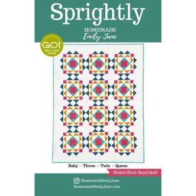 Sprightly quilt pattern print cover paper quilt pattern