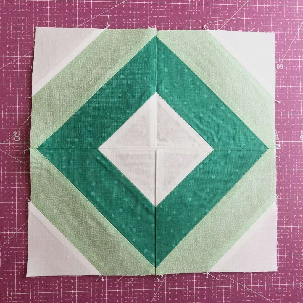 modern quilt block, modern string quilt block, learn to quilt, how to use accuquilt, angles companion set, Cube companion, quilt block with angles