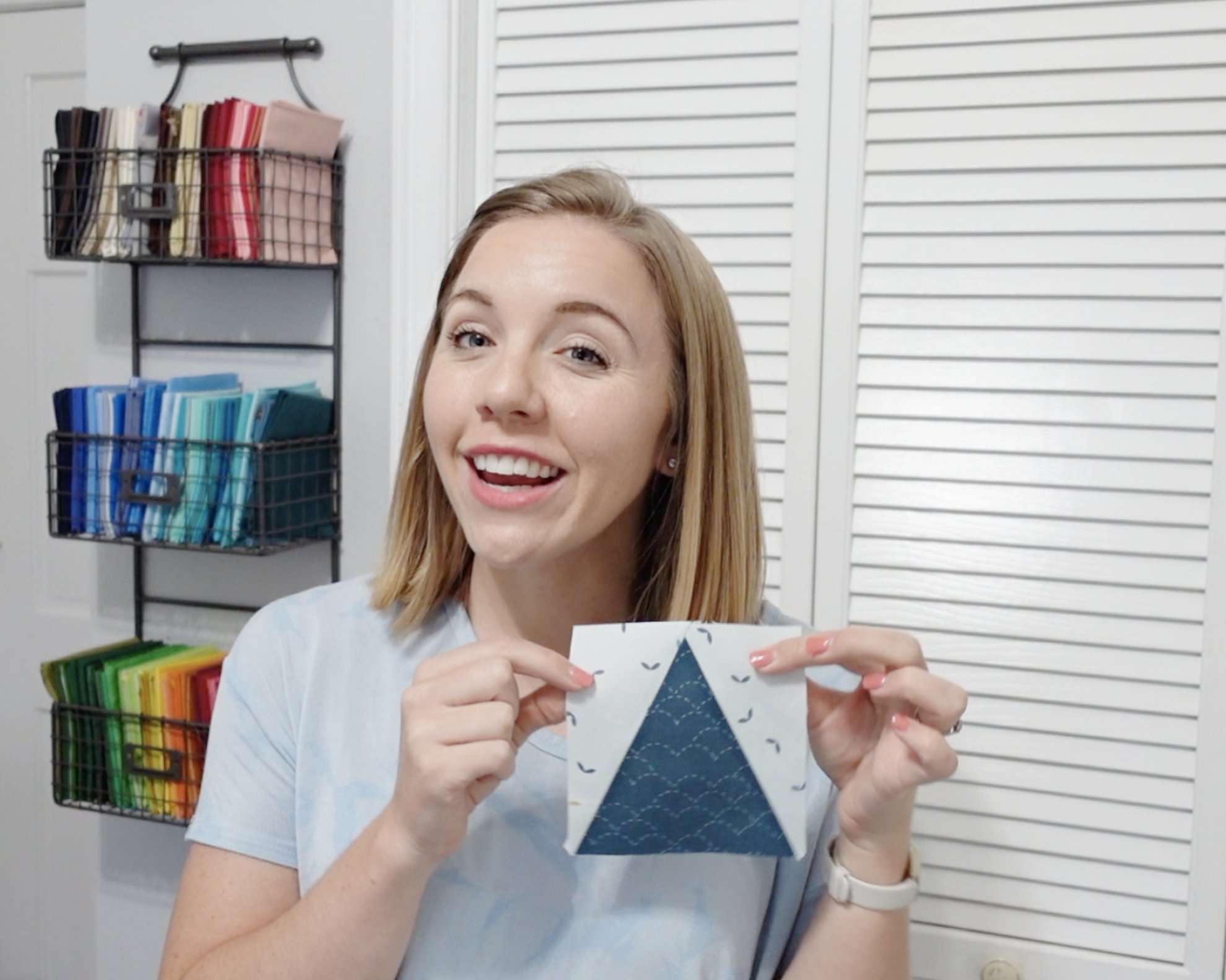 How to Make Triangle in a Square Quilt Blocks