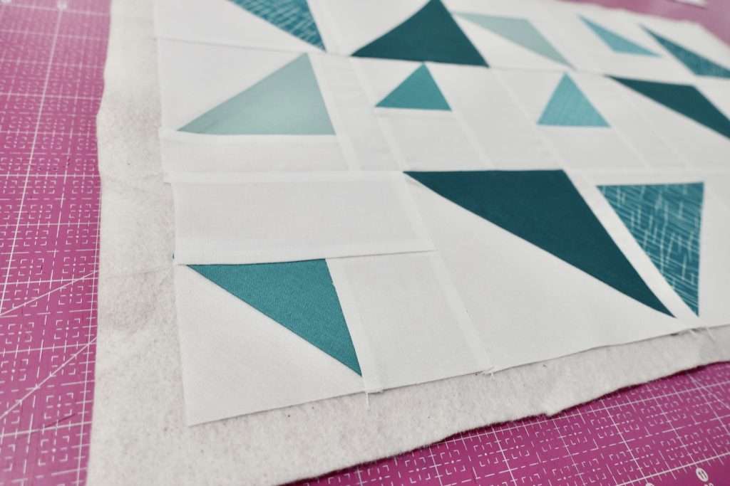 mini Triangular quilt by homemade emily jane