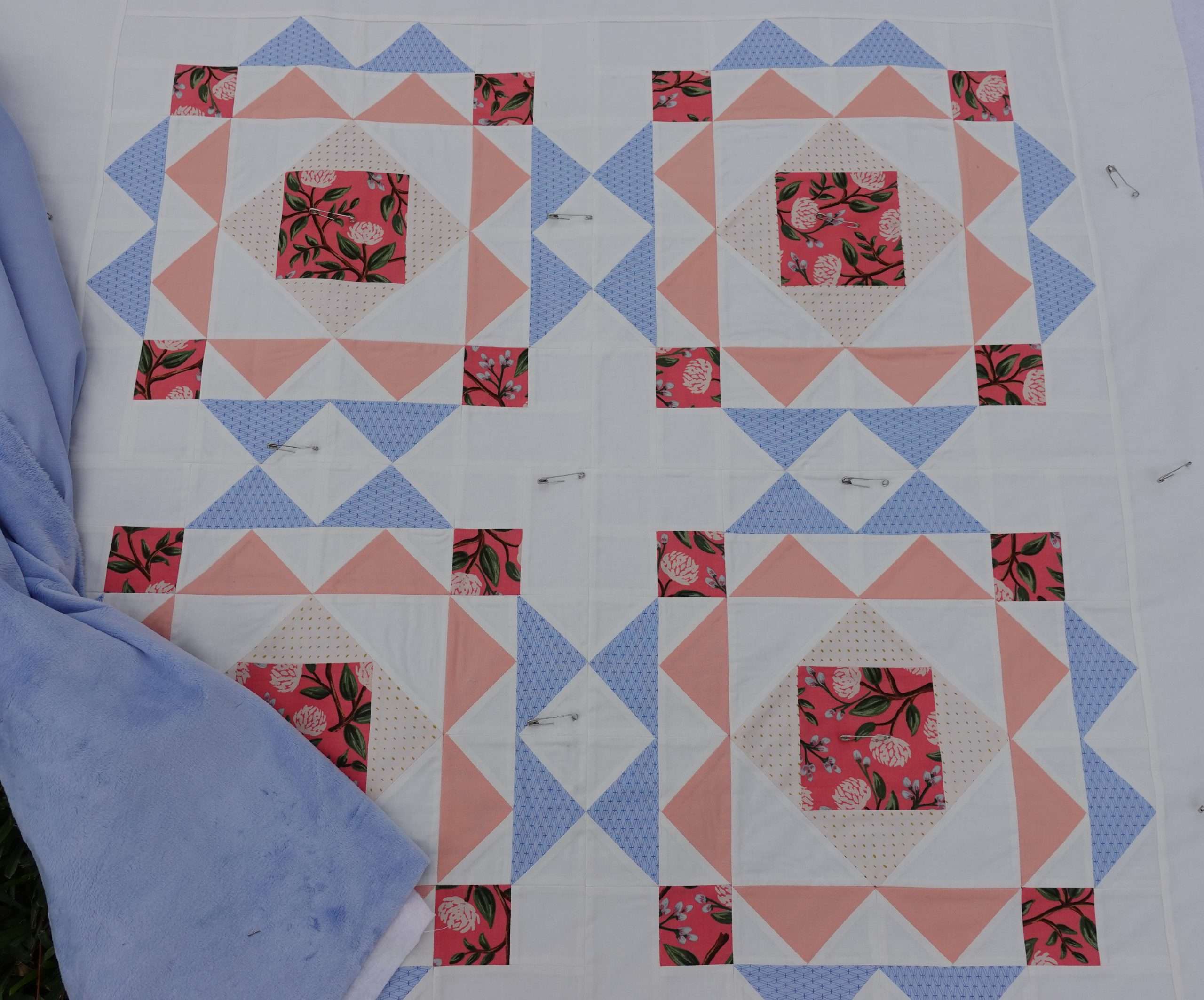 How to Baste a Quilt with Spray Adhesive