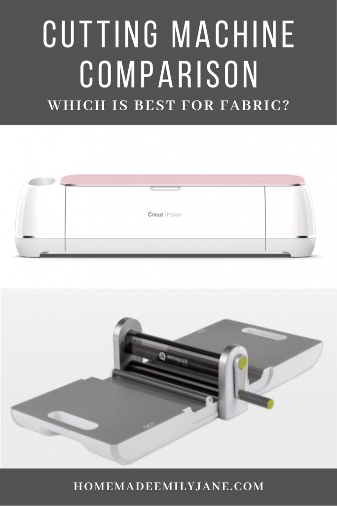 Cutting machine comparison, which cutting machine is best for fabric, learn how to cut fabric with a cutting machine, homemade emily jane