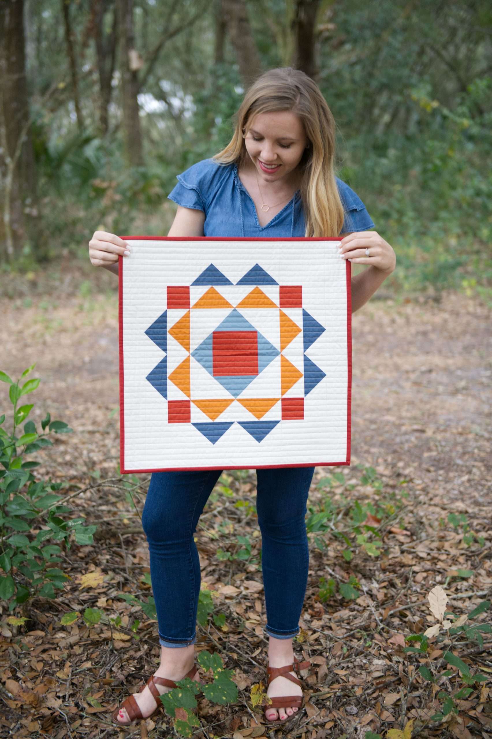 Make a Modern Mini Quilt using the Paradigm Quilt Pattern