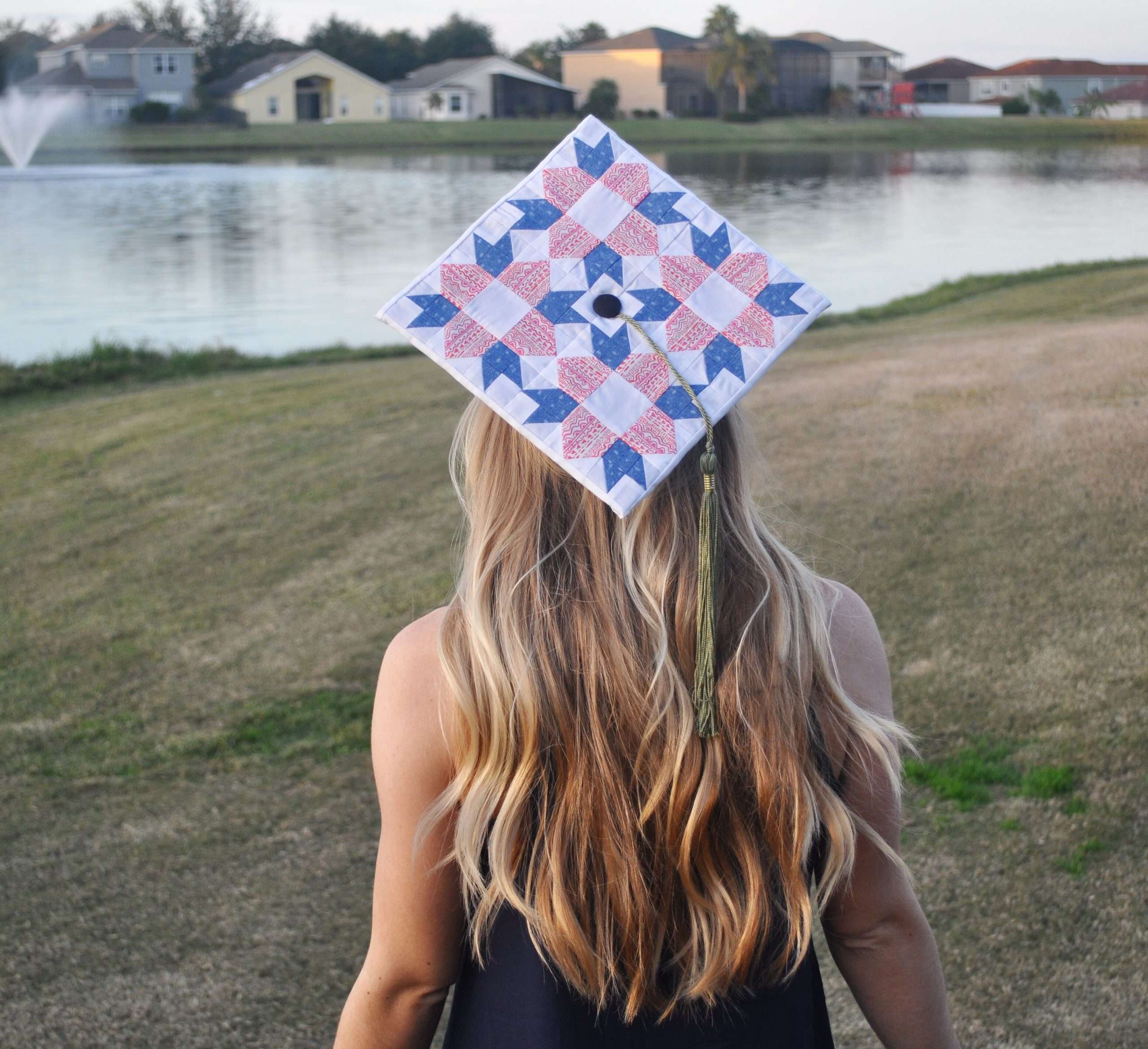 How to make a Quilted Graduation Cap