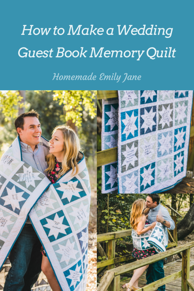 How to make a Wedding Guest Book Memory Quilt