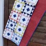 Reverberate modern quilt pattern, fat quarter quilt, brightly colored quilt, flying geese quilt, quilting tutorial