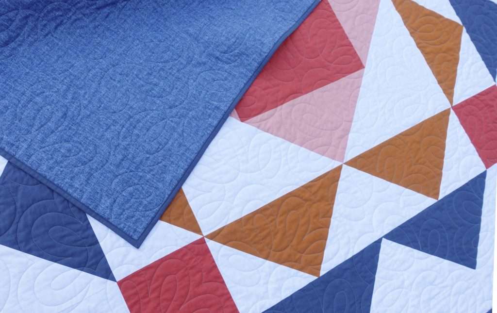 modern flying geese quilt pattern, the paradigm quilt pattern by homemade emily jane