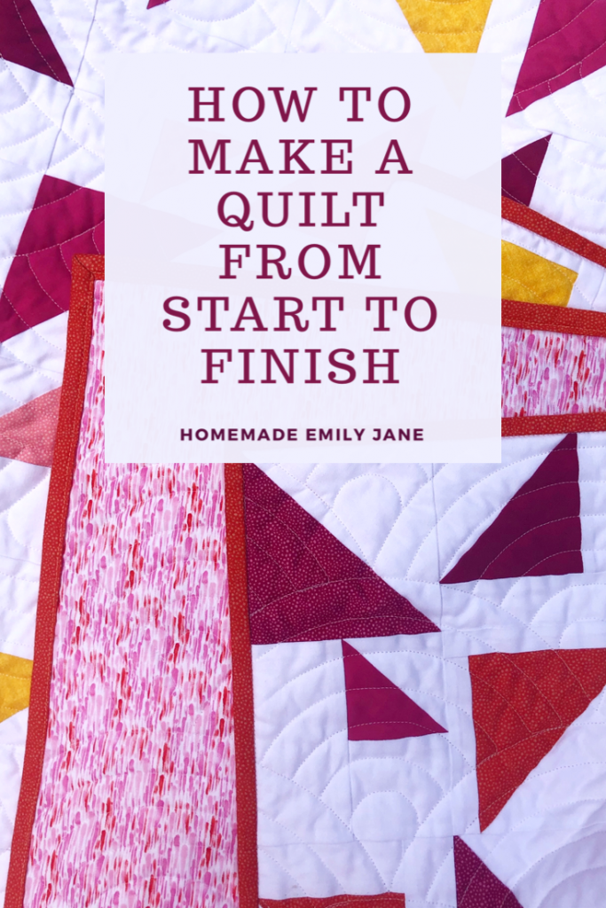 How to make a quilt from start to finish in 12 steps