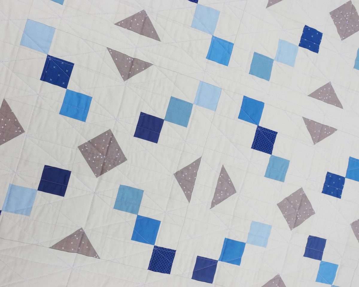 Classic Blues Baby Boy Keystone Quilt