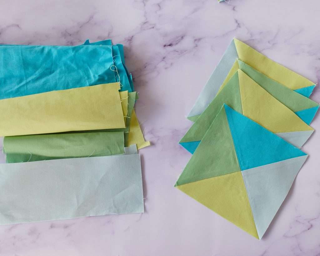 turn your fabric scraps into quilt blocks with this scrappy quilt block tutorial