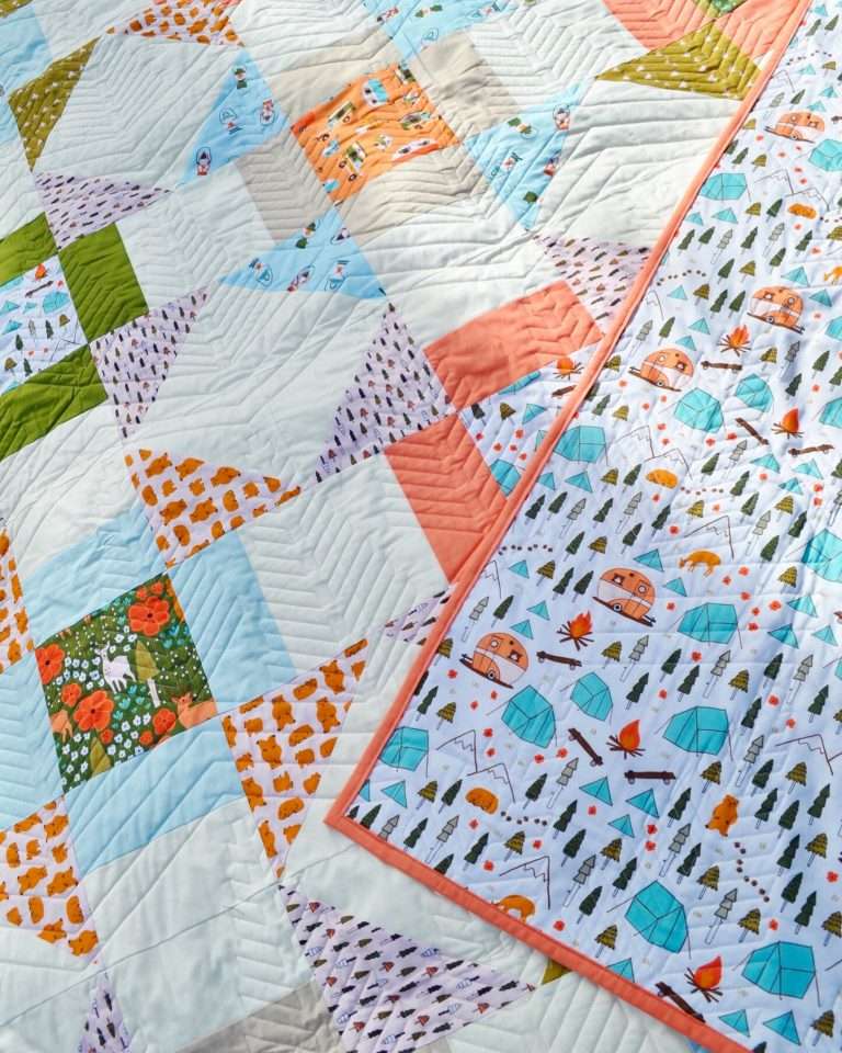 FREE Quilt Pattern: Vintage Camping